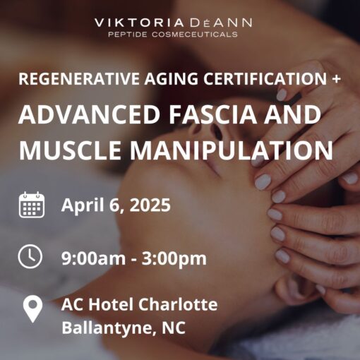 Regenerative Aging Certification + Advanced Fascia and Muscle Manipulation Course