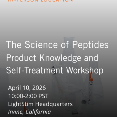 The Science of Peptides: Product Knowledge and Self Treatment Workshop